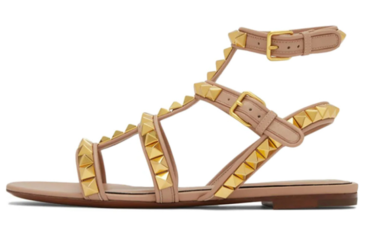 (Women) Valentino Rockstud 'Pink Comfort Buckle' XW0S0EK4HYHGF9