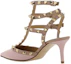 Shop (Women) Valentino Rockstud 'Pink Kitten Heels' 3W2S0375VODK2A