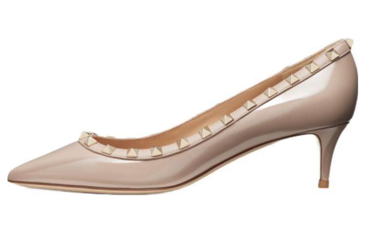 (Women) Valentino Rockstud 'Pink Kitten Heels' SW2S0H90HNQP45