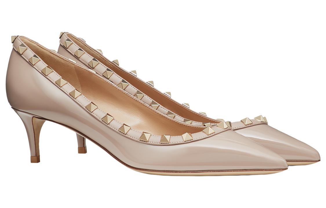 Order (W) 华伦天奴 Rockstud 粉色小猫跟鞋 SW2S0H90HNQP45