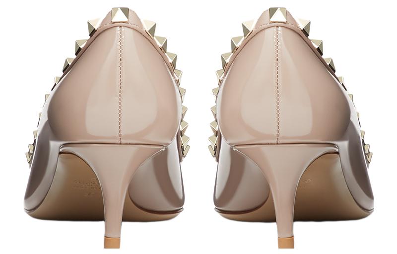 Lookbook (W) 华伦天奴 Rockstud 粉色小猫跟鞋 SW2S0H90HNQP45