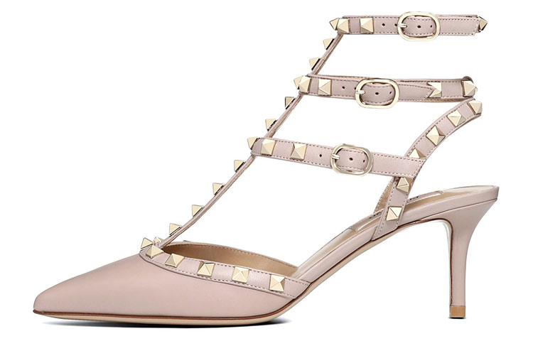 (Women) Valentino Rockstud 'Pink Patent' UW2S0375VODP45