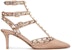 (W) Valentino Rockstud 'Kulit Lakuer Merah Jambu' 2W0S0375NWG7AF