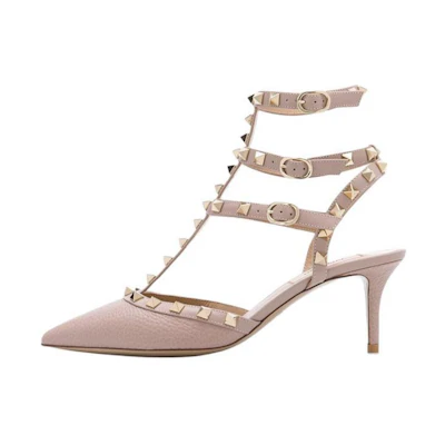 (W) Valentino Rockstud 'Pink Stiletto'