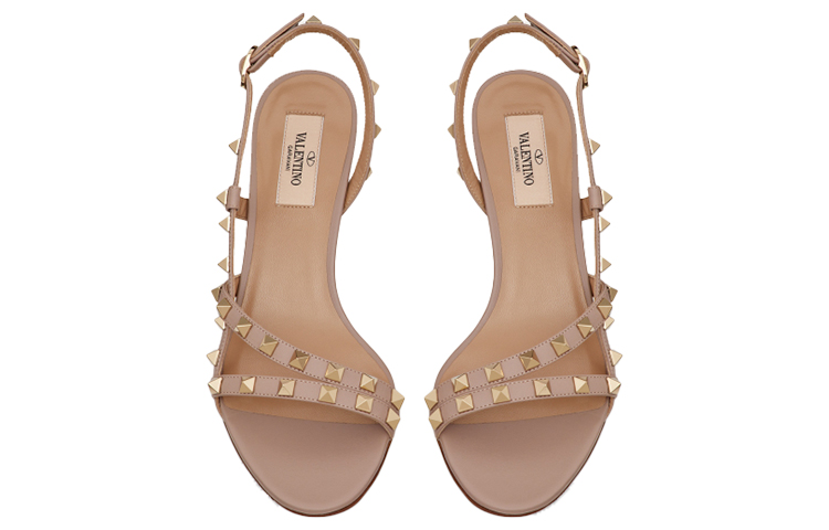 Lookbook (W) Valentino Rockstud 'Sandalia Tacón de Aguja Rosa' TW0S0X85VODP45
