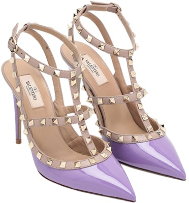 (Women) Valentino Rockstud 'Purple Fashion Buckle Stiletto' 2W2S0393VNW07Z Lookbook (Women) Valentino Rockstud 'Purple Fashion Buckle Stiletto' 2W2S0393VNW07Z