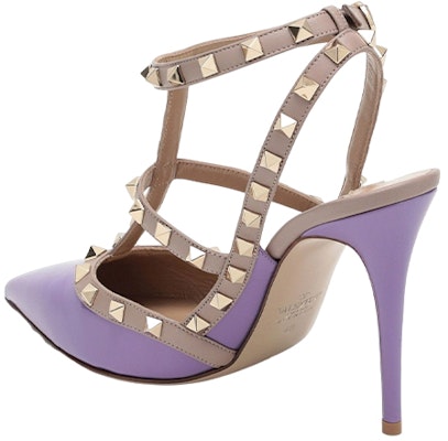 (Women) Valentino Rockstud 'Purple Fashion Buckle Stiletto' 2W2S0393VNW07Z Shop (Women) Valentino Rockstud 'Purple Fashion Buckle Stiletto' 2W2S0393VNW07Z