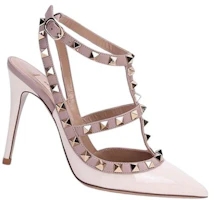 Order (Women) Valentino Rockstud 'Purple Patent Stiletto Slide' XW2S0393VNWL62