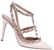 (Women) Valentino Rockstud 'Purple Patent Stiletto Slide' XW2S0393VNWL62