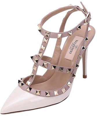 (W) Valentino Rockstud 'Sandal Stiletto Ungu Patent' XW2S0393VNWL62 Lookbook (W) Valentino Rockstud 'Sandal Stiletto Ungu Patent' XW2S0393VNWL62