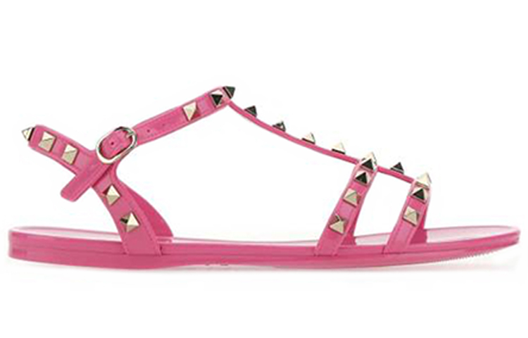 (W) Valentino Rockstud 'Purple Red Flats' 圖 2