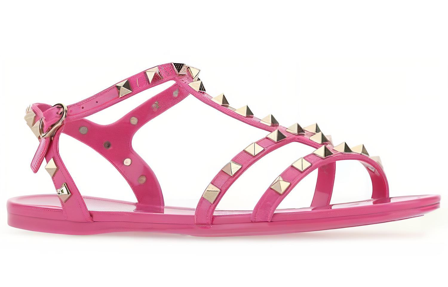 (W) Valentino Rockstud 'Purple Red Flats' 圖 3