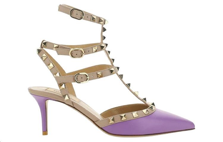 (W) Valentino Rockstud 'Purple Stiletto' 圖 2