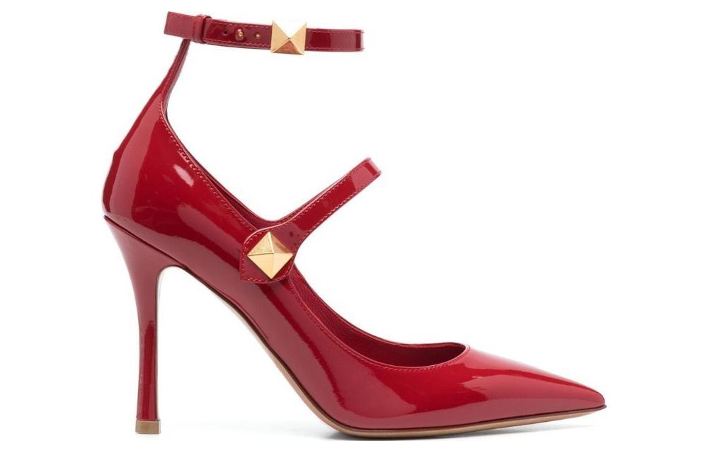 Order (Women) Valentino Rockstud 'Red Buckle Stiletto' 2W2S0GM5ERU0RO