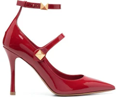 Order (W) Valentino Rockstud 'Hak Tinggi Gesper Merah' 2W2S0GM5ERU0RO