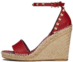(Women) Valentino Rockstud 'Red Fashion Sport Wedge Sandal' WW2S0090VTOII0 (Women) Valentino Rockstud 'Red Fashion Sport Wedge Sandal' WW2S0090VTOII0