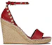 Order (W) Valentino Rockstud 'Sandalia Roja de Moda con Cuña Deportiva' WW2S0090VTOII0