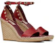 Lookbook (W) Valentino Rockstud 'Sandalia Roja de Moda con Cuña Deportiva' WW2S0090VTOII0
