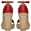 Shop (W) Valentino Rockstud 'Sandalia Roja de Moda con Cuña Deportiva' WW2S0090VTOII0