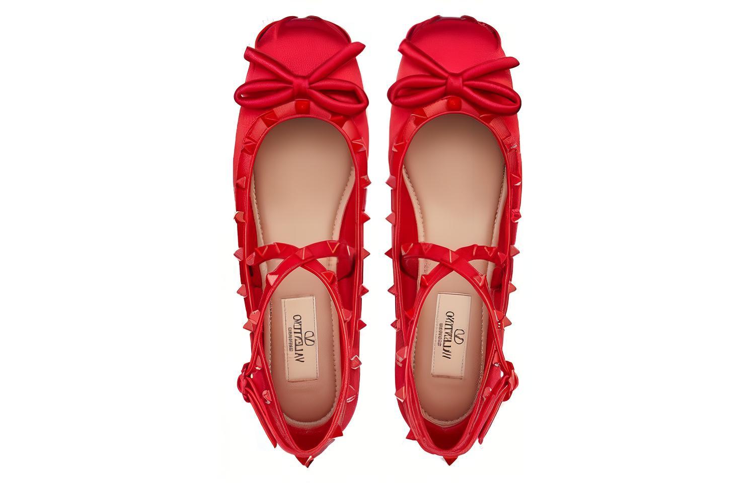 (W) Valentino Rockstud 'Red Satin' 圖 3