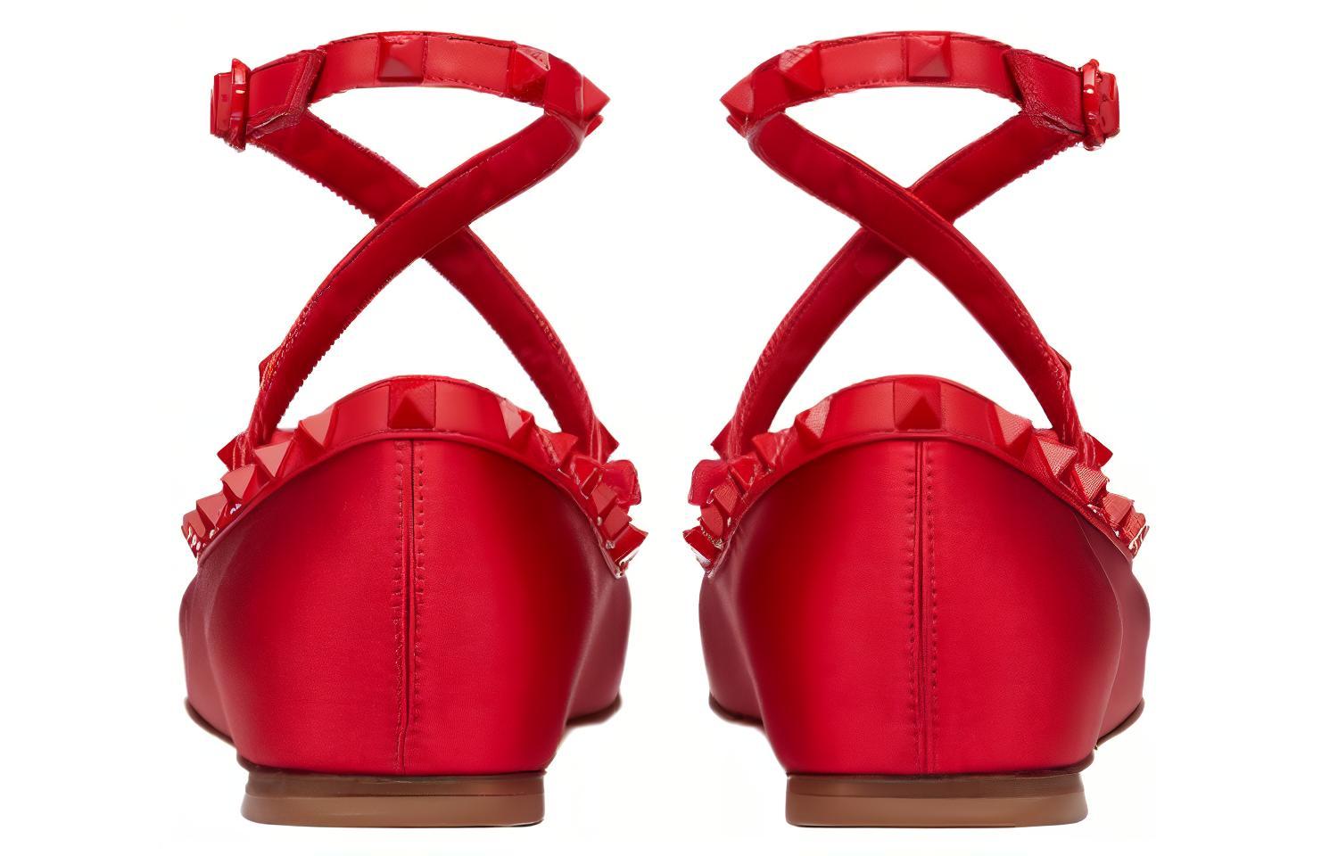 (W) Valentino Rockstud 'Red Satin' 圖 4