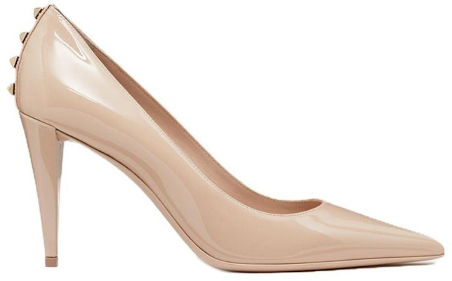 (Women) Valentino Rockstud 'Rose Pink Patent Pointed Toe Stiletto' 2W0S0GX1HCWK4S Order (Women) Valentino Rockstud 'Rose Pink Patent Pointed Toe Stiletto' 2W0S0GX1HCWK4S