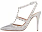 Buy (W) Valentino Rockstud ''Stiletto Argento''. 4W2S0393CKSS13