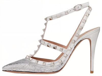 (W) 华伦天奴银色高跟鞋Rockstud 4W2S0393CKSS13 Buy (W) 华伦天奴银色高跟鞋Rockstud 4W2S0393CKSS13