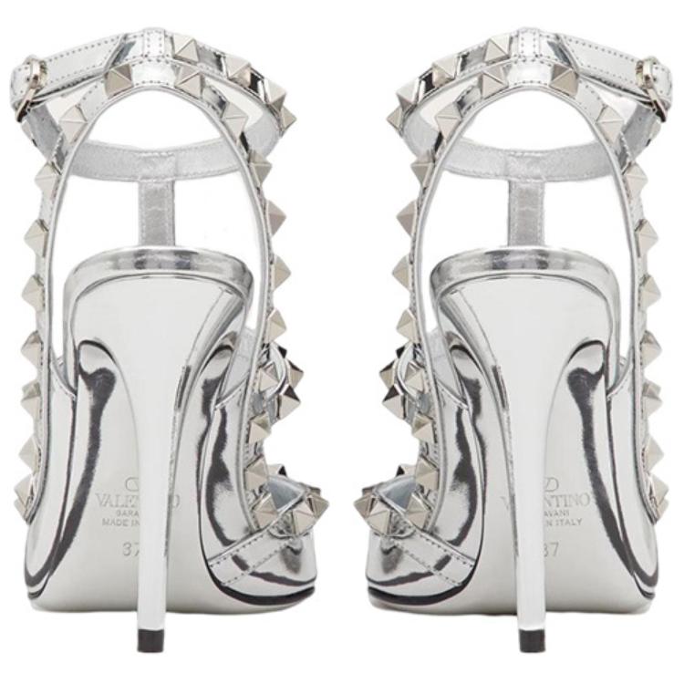 (W) Valentino Rockstud 'Silver Stiletto' 圖 5