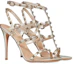 Order (W) Valentino Rockstud 'Sandal Hak Tinggi Perak' UW2S0A27JXHS69