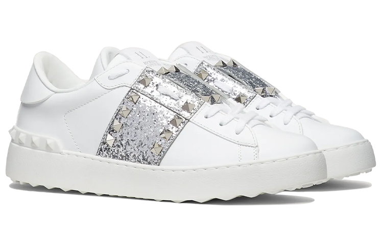 (W) Valentino Rockstud 'Untitled - Silver Glitter Band' 圖 2