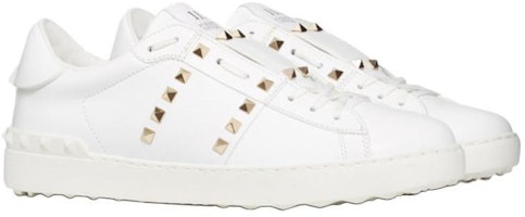 Valentino 華倫天奴 鉚釘 經典時尚板鞋 女款 白色 Lookbook Valentino 華倫天奴 鉚釘 經典時尚板鞋 女款 白色