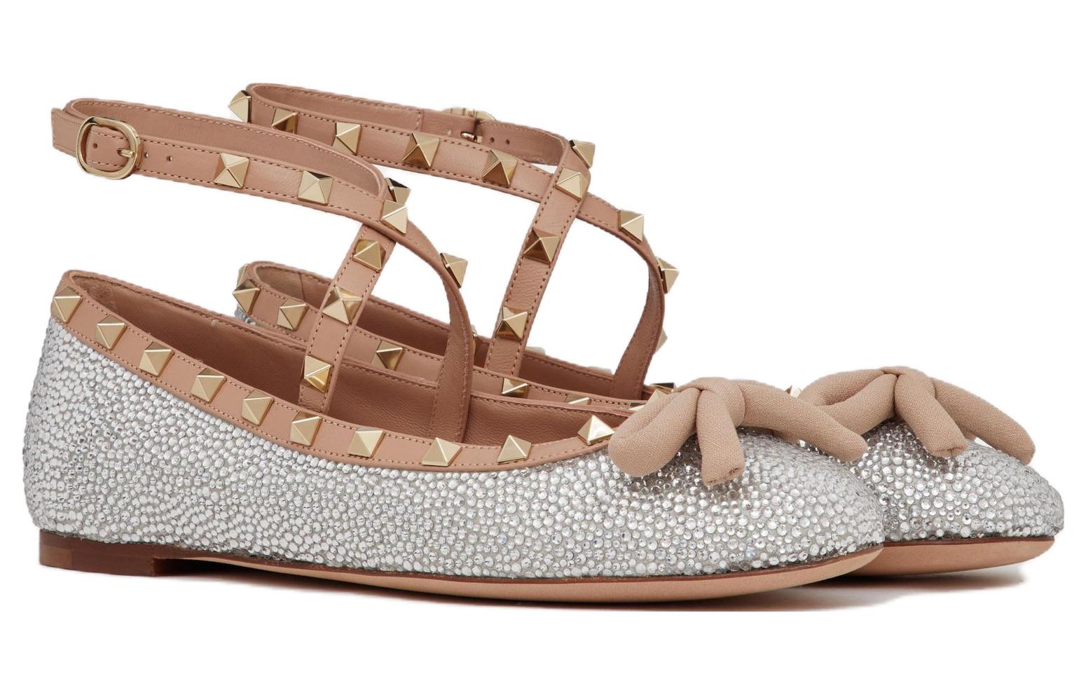 (W) Valentino Rockstud 'White Brown' 圖 2