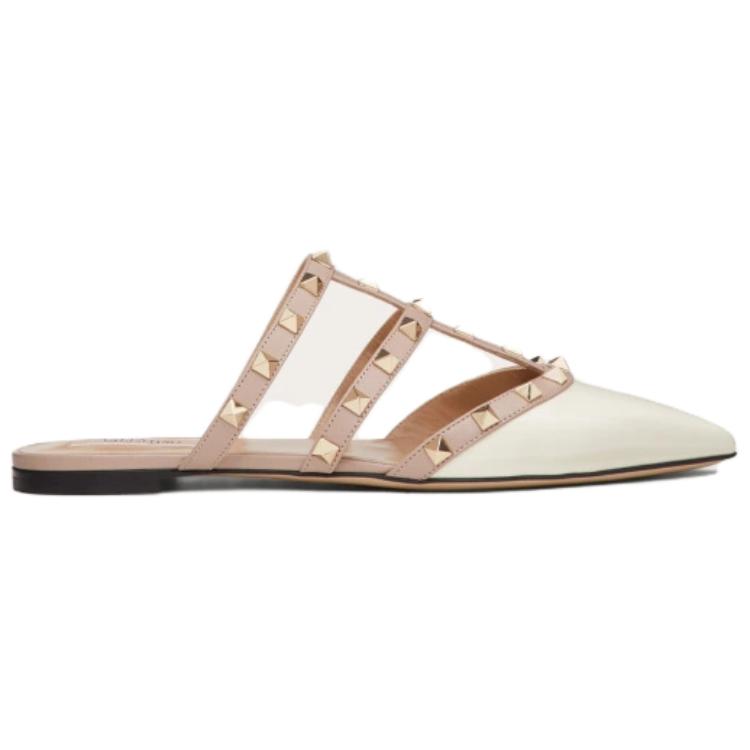 Order (W) ヴァレンティノ ロックスタッド 白パテントミュール WW2S0H15VNWL62