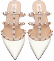 Shop (W) Valentino Rockstud 'Mule Blanco Charol con Tachas' WW2S0H15VNWL62