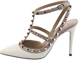 (Women) Valentino Rockstud 'White Stiletto' 2W2S0393VODL62 (Women) Valentino Rockstud 'White Stiletto' 2W2S0393VODL62