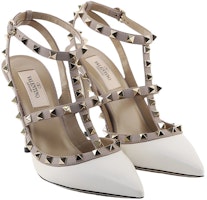 (W) Valentino Rockstud '白色细高跟鞋' 2W2S0393VODL62 Lookbook (W) Valentino Rockstud '白色细高跟鞋' 2W2S0393VODL62