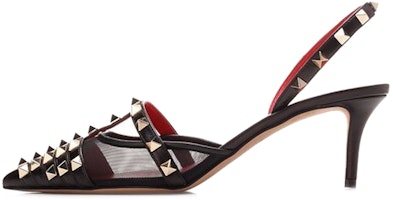 (Women) Valentino Rockstud Alcove 'Black Patent Leather Stiletto' WW2S0CQ1TJZN01 (Women) Valentino Rockstud Alcove 'Black Patent Leather Stiletto' WW2S0CQ1TJZN01