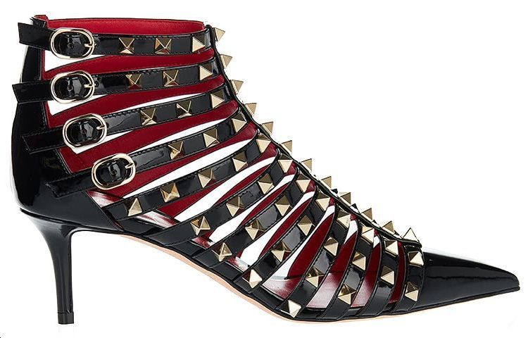 (W) Valentino Rockstud Alcove 'Black Patent Leather' 圖 2