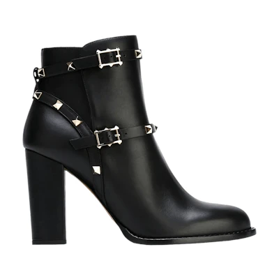 (W) Valentino Rockstud Ankle Boot 'Black'