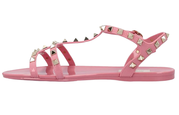 (W) Valentino Rockstud Ankle Strap 'Pink'