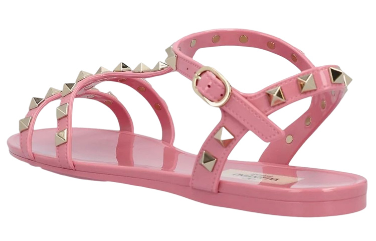 (W) Valentino Rockstud Ankle Strap 'Pink' 圖 4