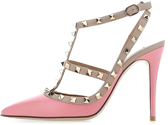 (Women) Valentino Rockstud Ankle Strap Pump 'Pink' YW2S0393VODYU7 Buy (Women) Valentino Rockstud Ankle Strap Pump 'Pink' YW2S0393VODYU7