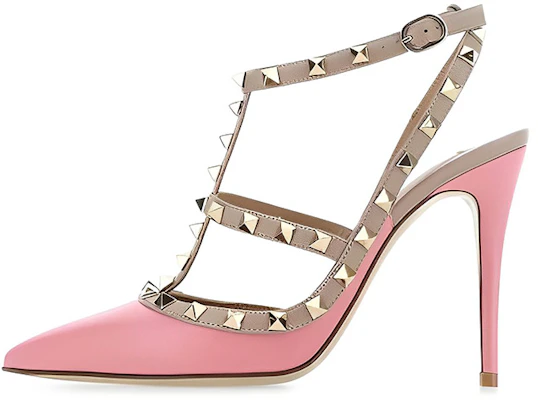(W) Valentino Rockstud Pump Tali Pergelangan 'Pink' YW2S0393VODYU7 Buy (W) Valentino Rockstud Pump Tali Pergelangan 'Pink' YW2S0393VODYU7