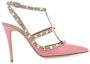 Order (W) Valentino Rockstud Pam Kasut Tumit 'Merah Jambu' YW2S0393VODYU7