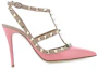 Order (W) Valentino Rockstud Pump Tali Pergelangan 'Pink' YW2S0393VODYU7