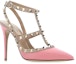 Lookbook (W) Valentino Rockstud Pam Kasut Tumit 'Merah Jambu' YW2S0393VODYU7