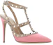 Lookbook (W) Valentino Rockstud Pump Tali Pergelangan 'Pink' YW2S0393VODYU7