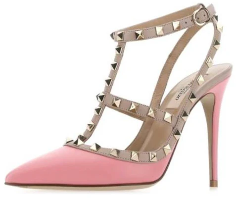 (W) Valentino Rockstud Pump Tali Pergelangan 'Pink' YW2S0393VODYU7 Shop (W) Valentino Rockstud Pump Tali Pergelangan 'Pink' YW2S0393VODYU7