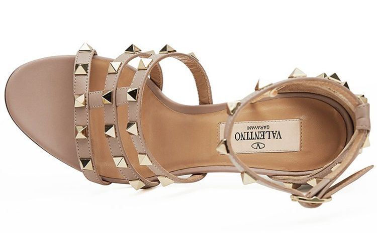 Lookbook (Women) Valentino Rockstud Ankle Strap Sandal 'Lavender' RW2S0K20VODP45